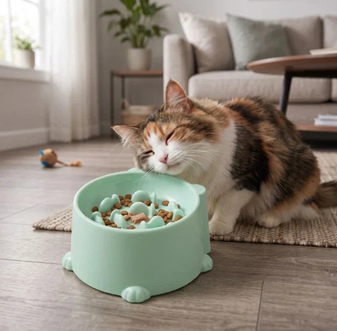 Mon chat avale ses croquettes sans mâcher : pourquoi ? Image