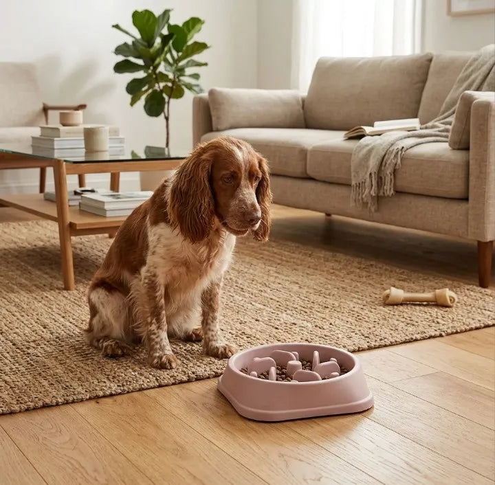 Mon chien mange vite et vomit, solutions simples Image