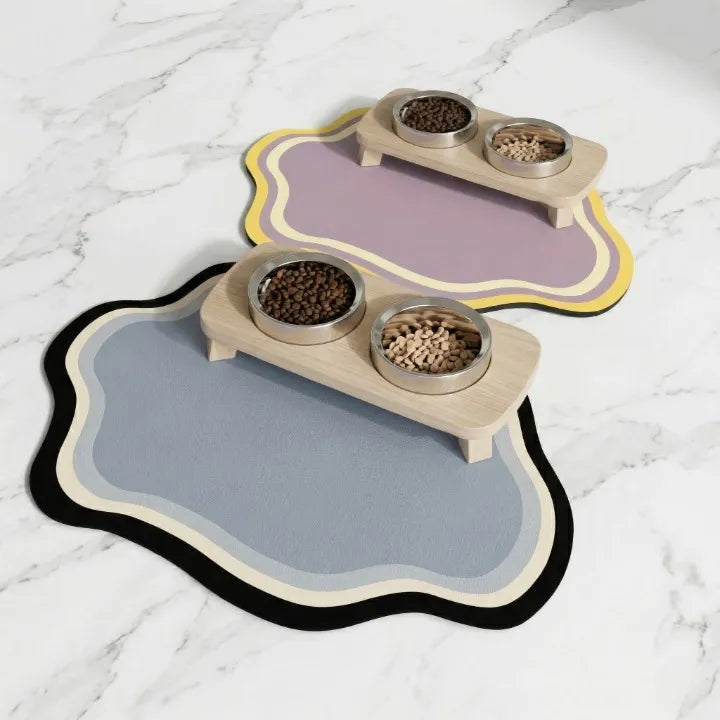 2 tapis de gamelle  avec 4 gamelle