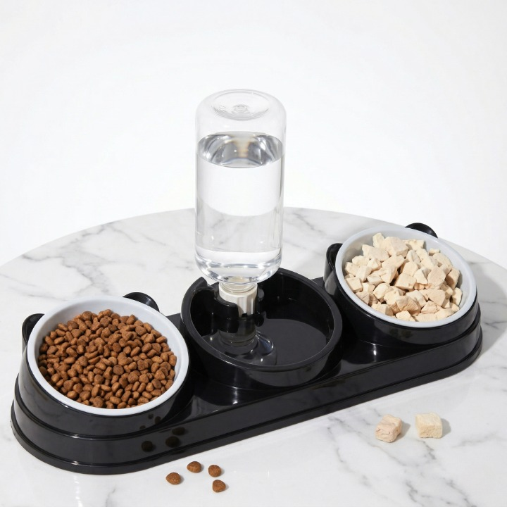 Gamelle 3 en 1 Chat 2