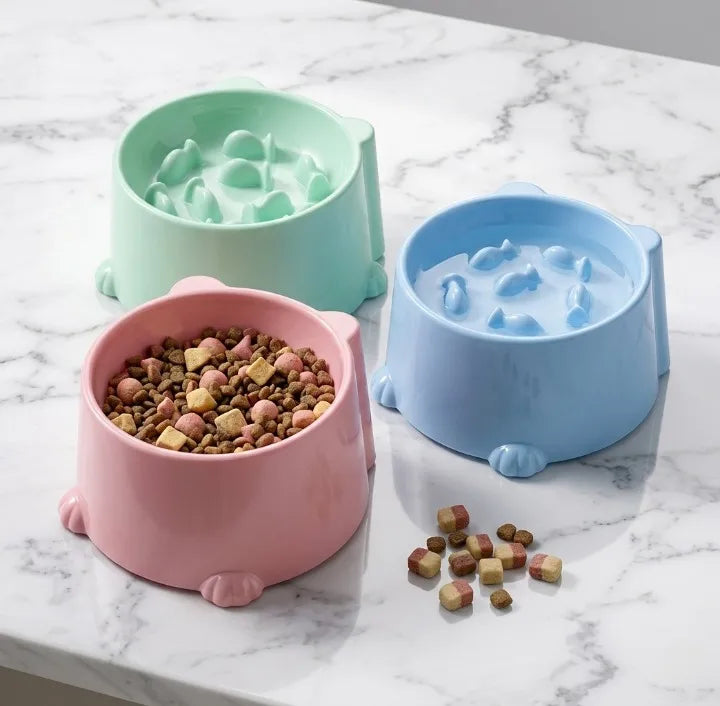 3 gamelle anti glouton chat