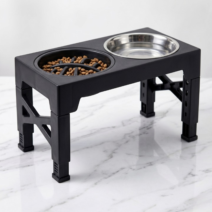 Gamelle Anti Glouton Surélevée 3en1