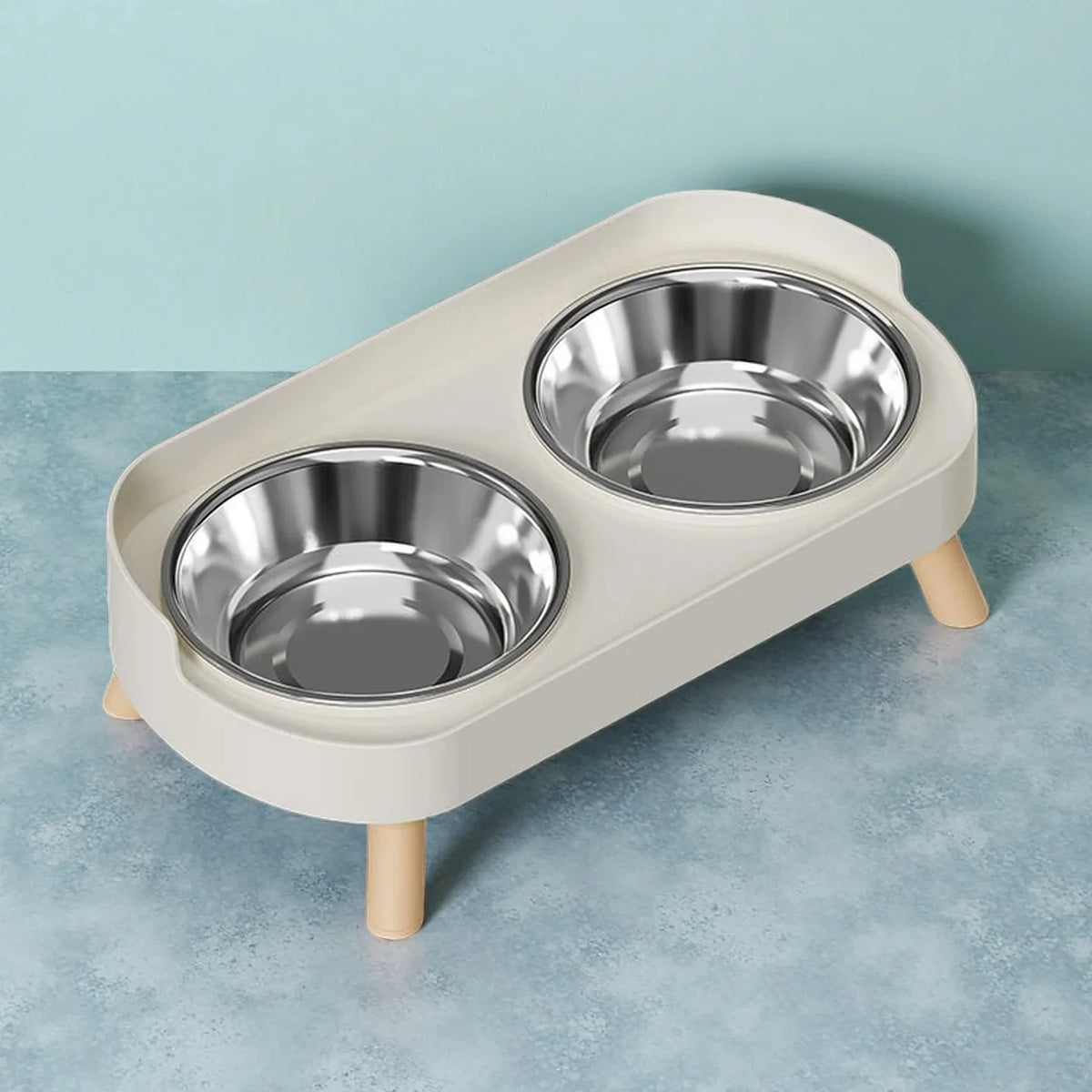 gamelle 2 en 1 inox blanc