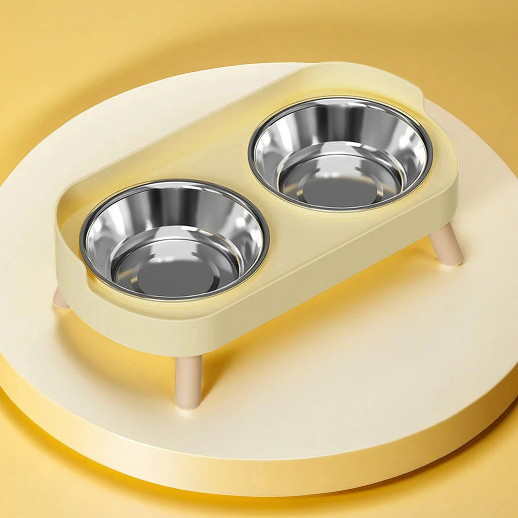 gamelle 2 en 1 inox jaune