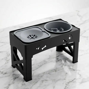 gamelle anti glouton 3 en 1 chien a 45°