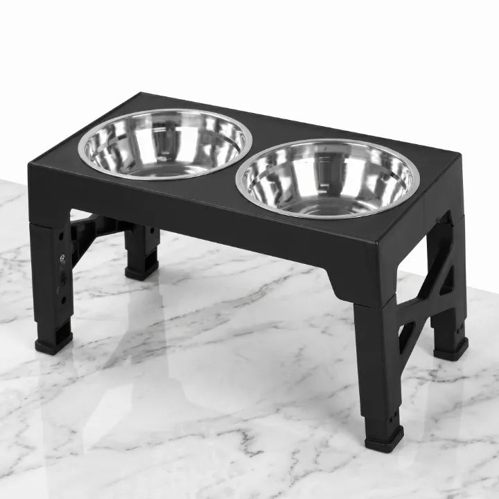 gamelle anti glouton 3 en 1 double gamelle en inox