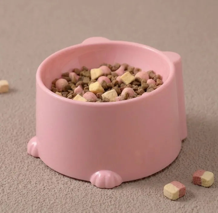 gamelle anti glouton chat rose