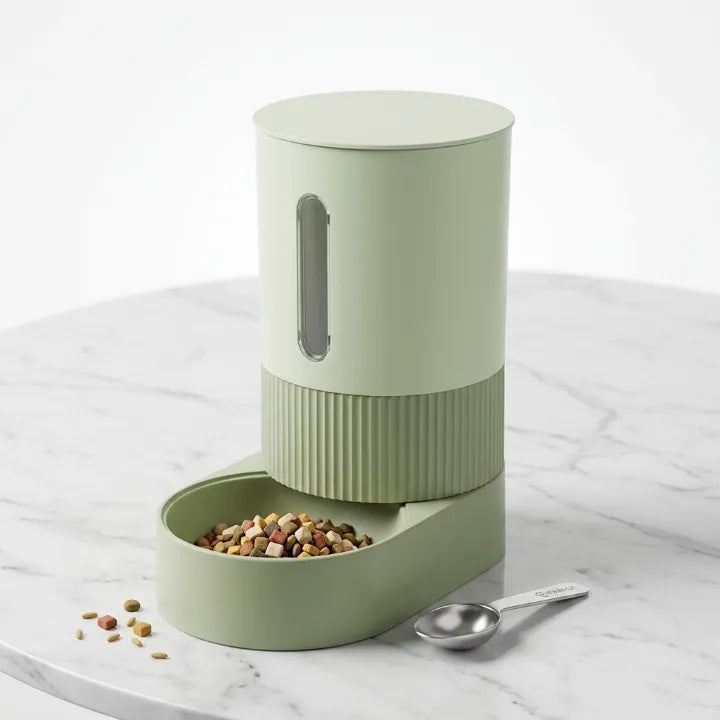 gamelle automatique de nourriture vert
