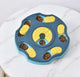 puzzle en pentagone bleu 
